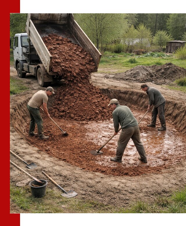 Купить качественную глину для пруда в Урюпинске