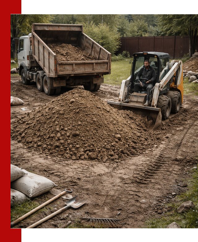 Суглинок для планировки участков в Урюпинске с доставкой и выгрузкой