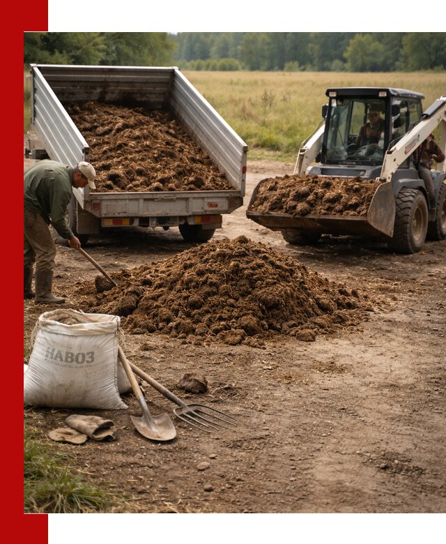 Доставка конского навоза в Урюпинске с разгрузкой и доставкой на объект