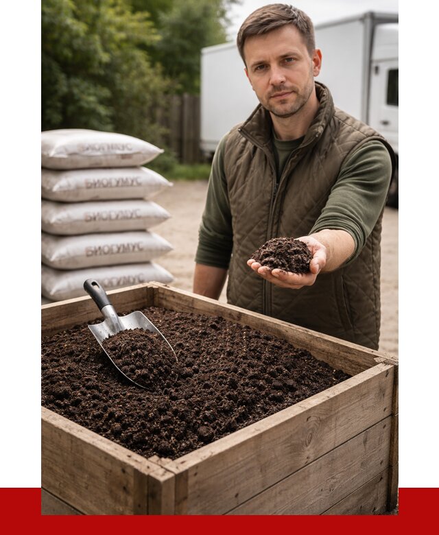 Купить биогумус в Урюпинске с доставкой от 8756 р. за куб | ПРОНЕРУДРюп