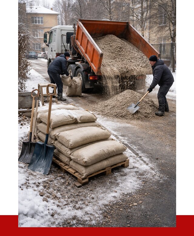 Противогололедные материалы оптом в Урюпинске от 4326 р. | ПРОНЕРУДРюп