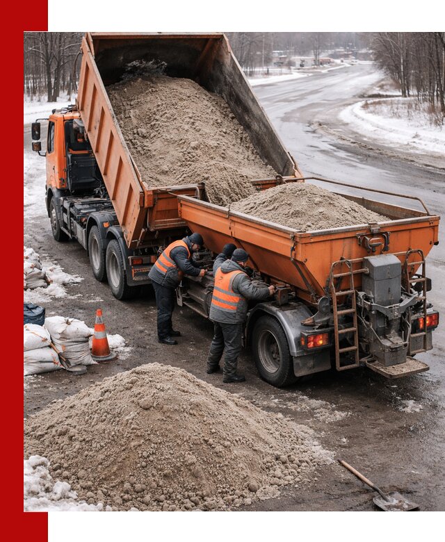 Поставка и вывоз пескосоля в Урюпинске оптом и в розницу