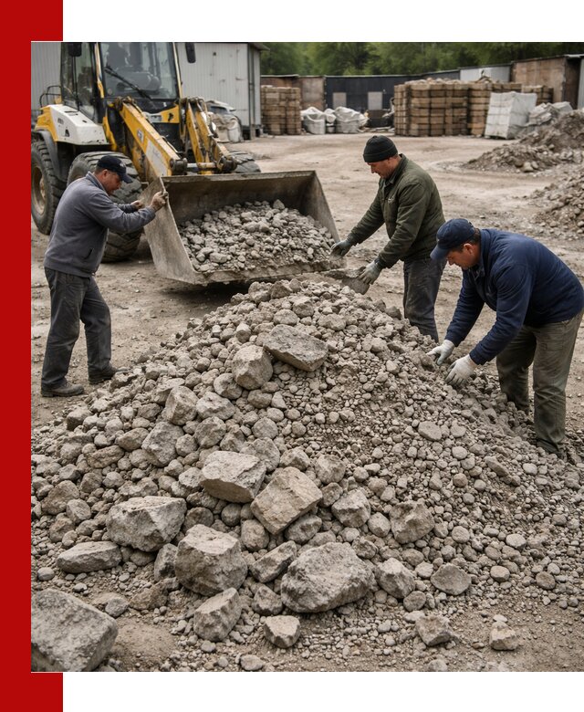 Демонтаж и вывоз бой бетона в Урюпинске