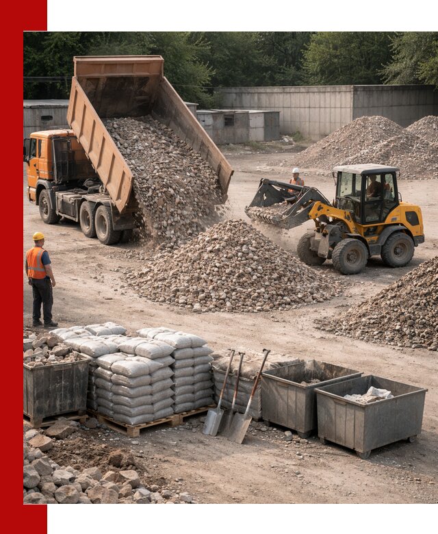 Вторичные материалы для отсыпки в Урюпинске — поставка и доставка