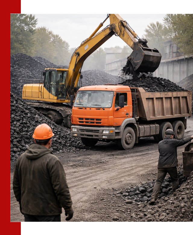 Доставка угля автотранспортом в Урюпинске быстро и выгодно
