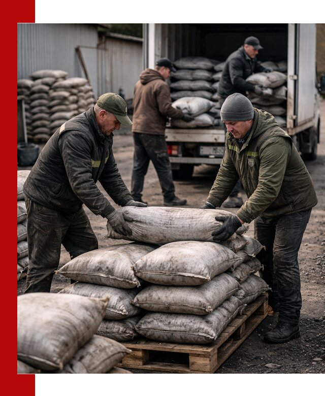 Доставка угля в мешках по выгодным ценам в Урюпинске