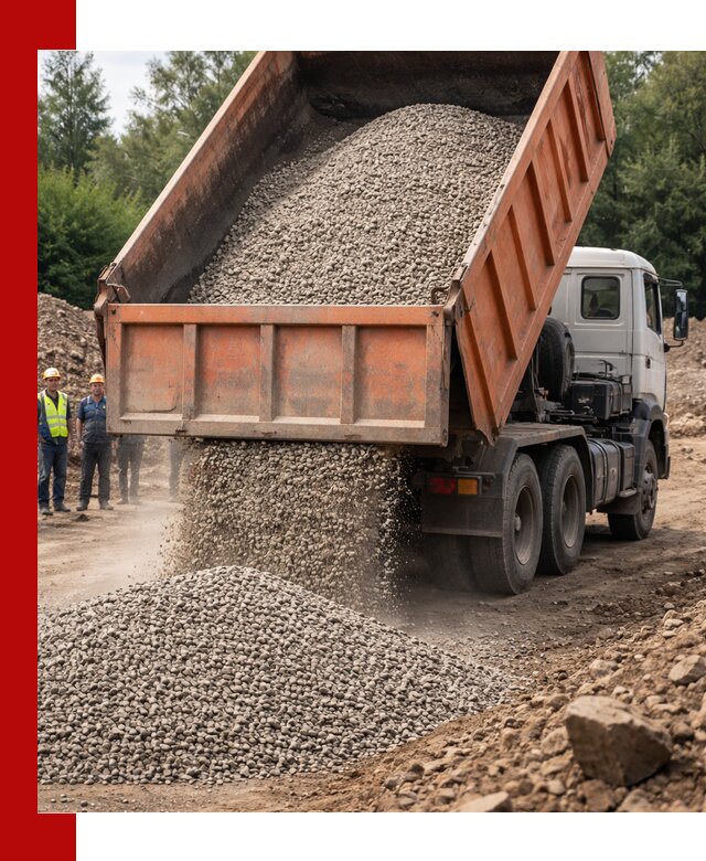 Доставка сыпучих материалов самосвалом в Урюпинске быстро и надежно