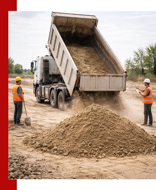 Доставка самосвалом 15 кубов в Урюпинске за город и по городу