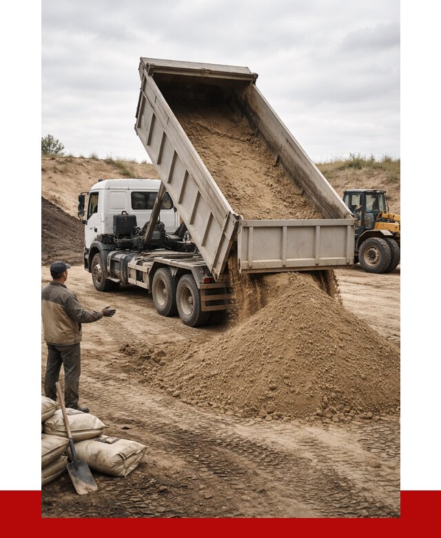 Доставка самосвалом 20 кубов в Урюпинске от 7726 р. | ПРОНЕРУДРюп