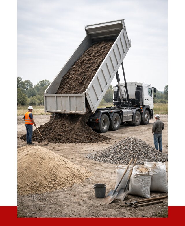 Доставка самосвалом 30 кубов в Урюпинске от 8756 р. | ПРОНЕРУДРюп