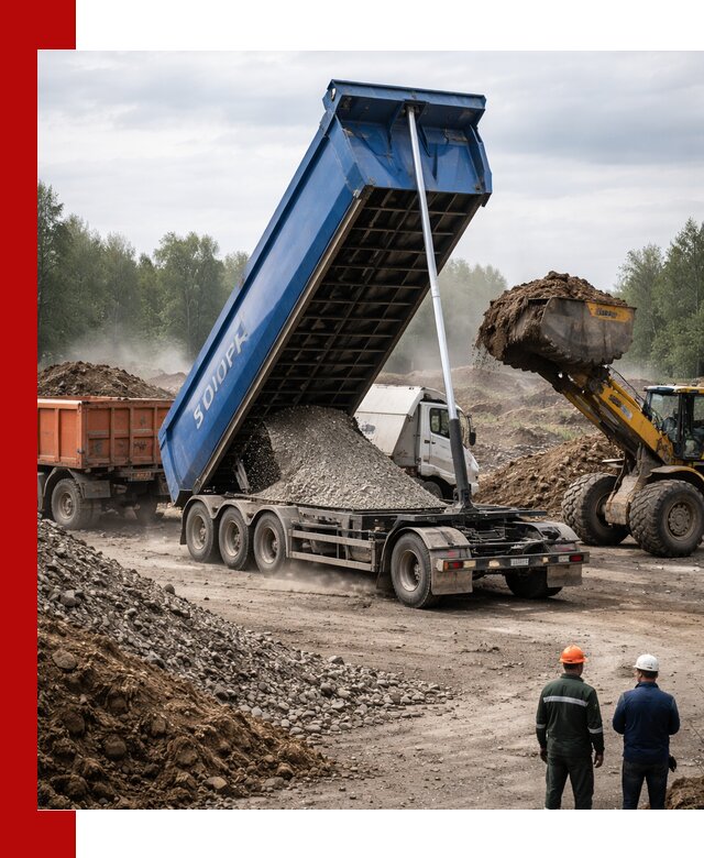 Аренда тонар 40 тонн в Урюпинске с доставкой материалов