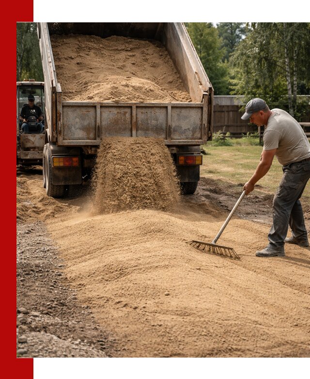 Отсыпка участка песком в Урюпинске быстро и качественно
