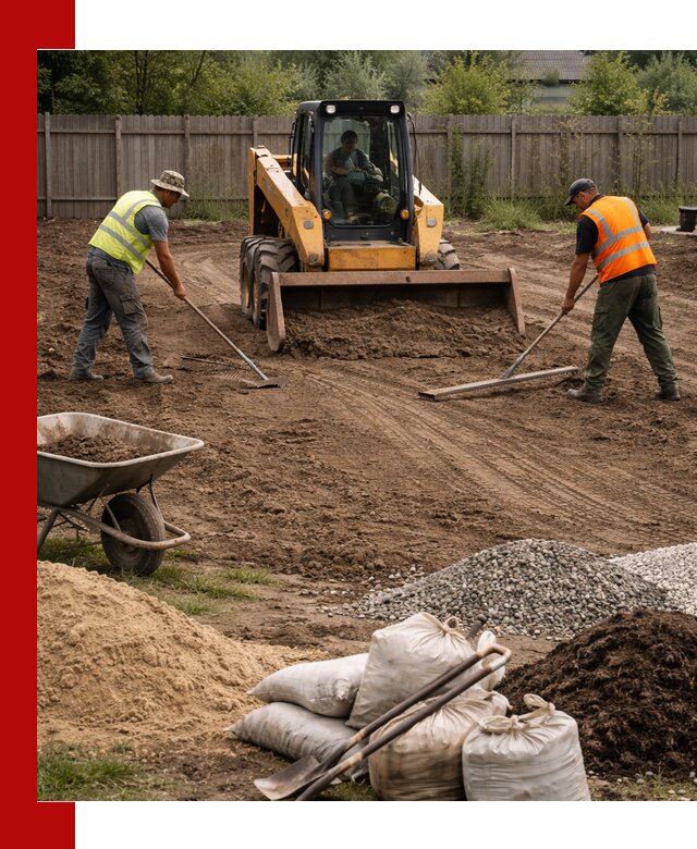 Выравнивание участка под строительство и благоустройство в Урюпинске